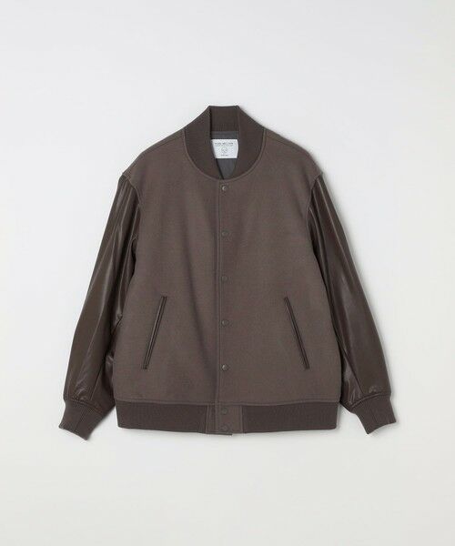 SHIPS / シップス その他アウター | SHIPS any: PURE WOOL MELTON スタジアム ブルゾン (スタジャン)◇ | 詳細6