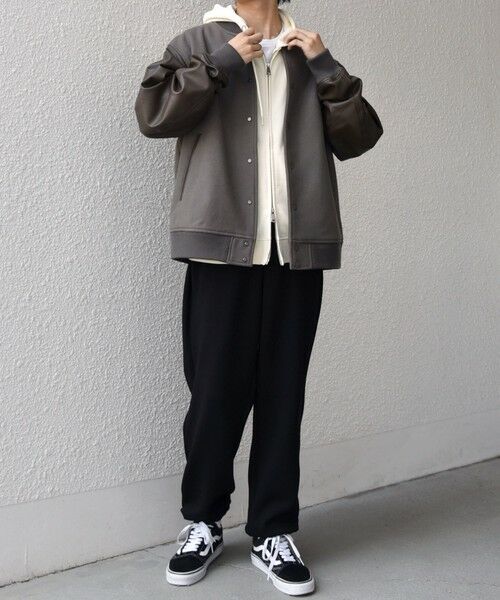 SHIPS / シップス その他アウター | SHIPS any: PURE WOOL MELTON スタジアム ブルゾン (スタジャン)◇ | 詳細2