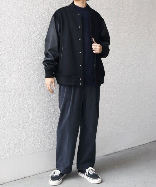 SHIPS / シップス その他アウター | SHIPS any: PURE WOOL MELTON スタジアム ブルゾン (スタジャン)◇ | 詳細18