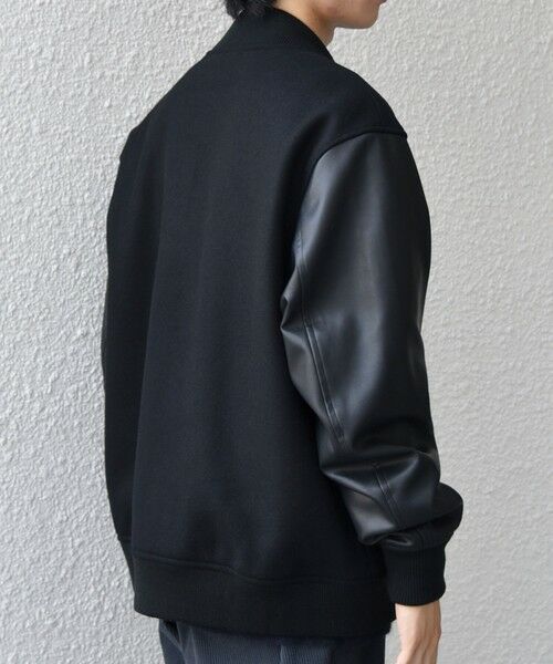 SHIPS / シップス その他アウター | SHIPS any: PURE WOOL MELTON スタジアム ブルゾン (スタジャン)◇ | 詳細20