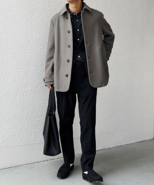 SHIPS / シップス ピーコート | SHIPS any: PURE WOOL MELTON シングル Pコート 25AW◆ | 詳細1