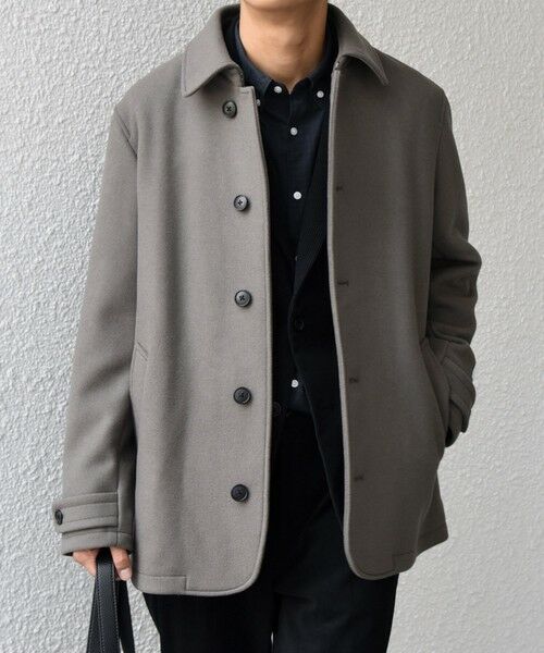 SHIPS / シップス ピーコート | SHIPS any: PURE WOOL MELTON シングル Pコート 25AW◆ | 詳細3