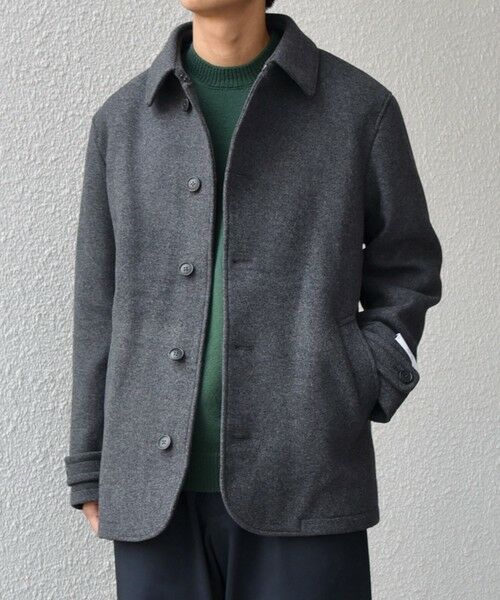 SHIPS / シップス ピーコート | SHIPS any: PURE WOOL MELTON シングル Pコート 25AW◆ | 詳細10