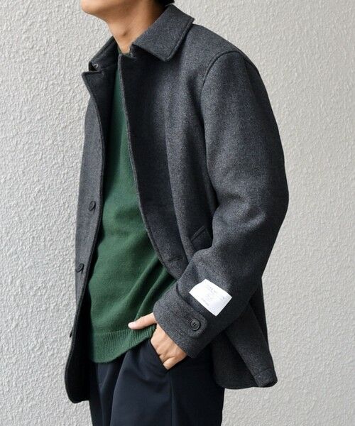 SHIPS / シップス ピーコート | SHIPS any: PURE WOOL MELTON シングル Pコート 25AW◆ | 詳細11