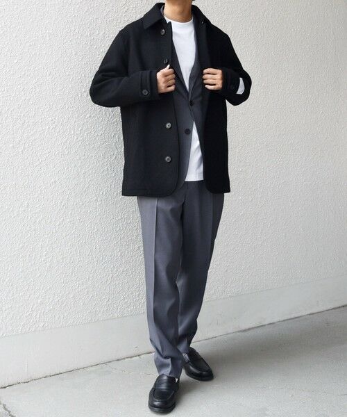 SHIPS / シップス ピーコート | SHIPS any: PURE WOOL MELTON シングル Pコート 25AW◆ | 詳細15