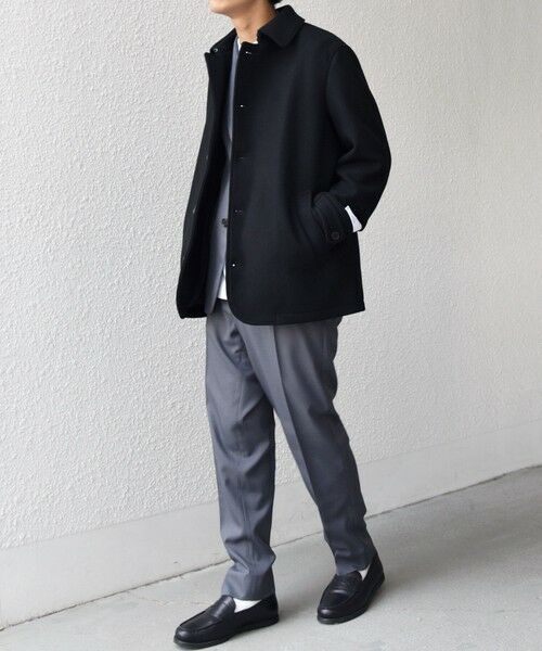 SHIPS / シップス ピーコート | SHIPS any: PURE WOOL MELTON シングル Pコート 25AW◆ | 詳細16