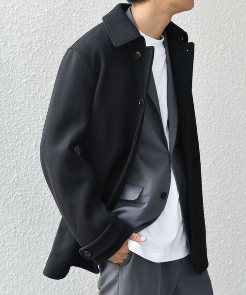 SHIPS / シップス ピーコート | SHIPS any: PURE WOOL MELTON シングル Pコート 25AW◆ | 詳細19