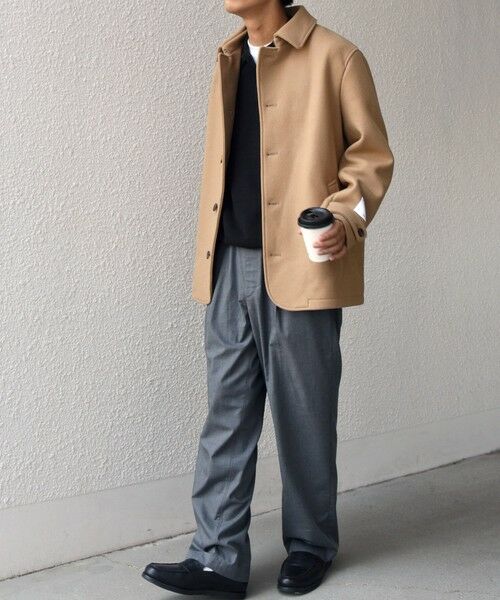 SHIPS / シップス ピーコート | SHIPS any: PURE WOOL MELTON シングル Pコート 25AW◆ | 詳細22