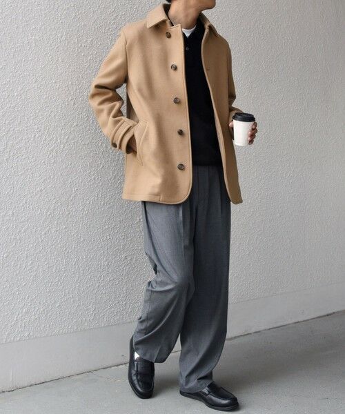 SHIPS / シップス ピーコート | SHIPS any: PURE WOOL MELTON シングル Pコート 25AW◆ | 詳細23