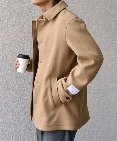 SHIPS / シップス ピーコート | SHIPS any: PURE WOOL MELTON シングル Pコート 25AW◆ | 詳細25