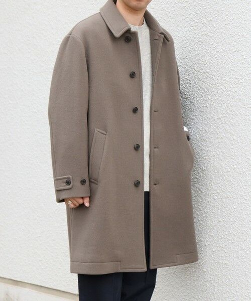 SHIPS / シップス ステンカラーコート | PURE WOOL MELTON ステンカラー コート 26AW◆ | 詳細3