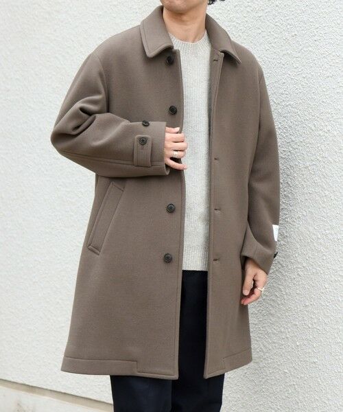 SHIPS / シップス ステンカラーコート | PURE WOOL MELTON ステンカラー コート 26AW◆ | 詳細4