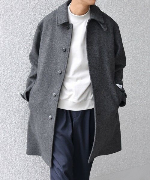 SHIPS / シップス ステンカラーコート | SHIPS any: PURE WOOL MELTON ステンカラー コート 25AW◇ | 詳細10
