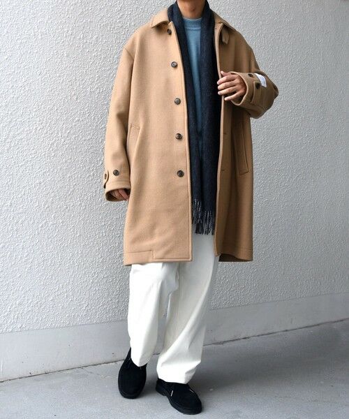SHIPS / シップス ステンカラーコート | SHIPS any: PURE WOOL MELTON ステンカラー コート 25AW◇ | 詳細15