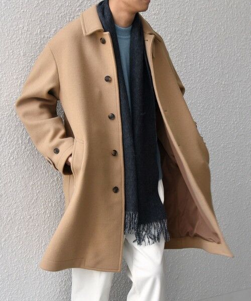 SHIPS / シップス ステンカラーコート | SHIPS any: PURE WOOL MELTON ステンカラー コート 25AW◇ | 詳細19
