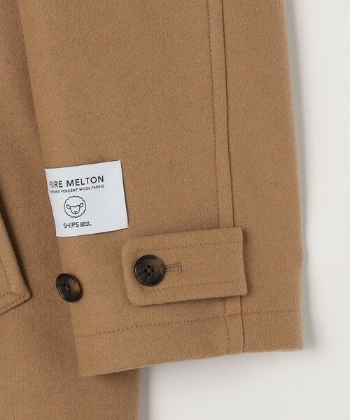 SHIPS / シップス ステンカラーコート | SHIPS any: PURE WOOL MELTON ステンカラー コート 25AW◇ | 詳細25
