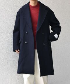 SHIPS / シップス その他アウター | SHIPS any: PURE WOOL MELTON ダブル チェスターコート 25AW◇