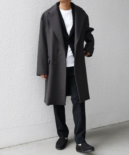 SHIPS / シップス その他アウター | SHIPS any: PURE WOOL MELTON ダブル チェスターコート 25AW◇ | 詳細18