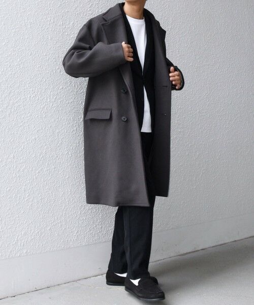 SHIPS / シップス その他アウター | SHIPS any: PURE WOOL MELTON ダブル チェスターコート 25AW◇ | 詳細19