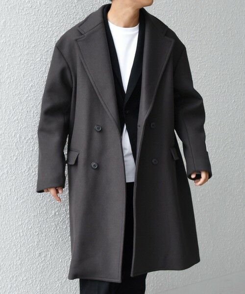 SHIPS / シップス その他アウター | SHIPS any: PURE WOOL MELTON ダブル チェスターコート 25AW◇ | 詳細20