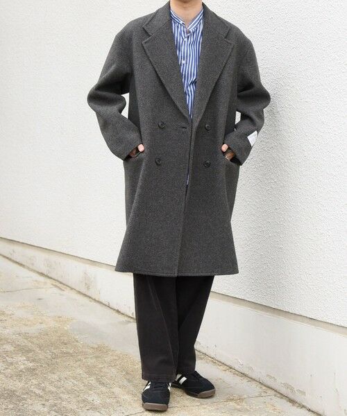 SHIPS / シップス その他アウター | PURE WOOL MELTON ダブル チェスターコート 26AW◆ | 詳細25