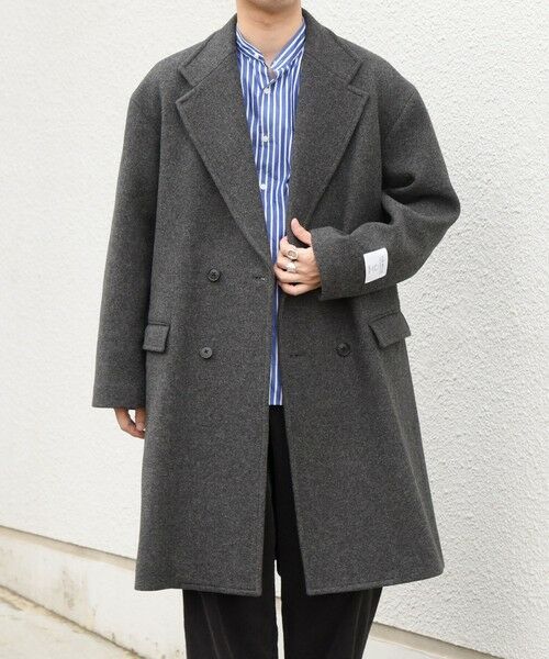 SHIPS / シップス その他アウター | PURE WOOL MELTON ダブル チェスターコート 26AW◆ | 詳細27