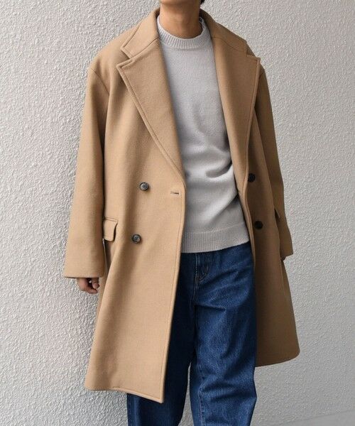 SHIPS / シップス その他アウター | SHIPS any: PURE WOOL MELTON ダブル チェスターコート 25AW◇ | 詳細27