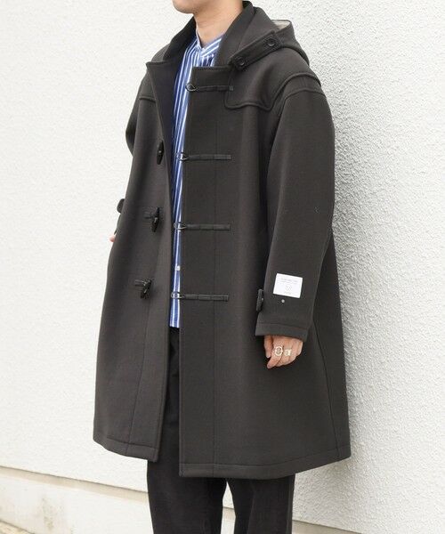SHIPS / シップス ダッフルコート | PURE WOOL MELTON ダッフル コート 26AW◆（チャコールグレー）