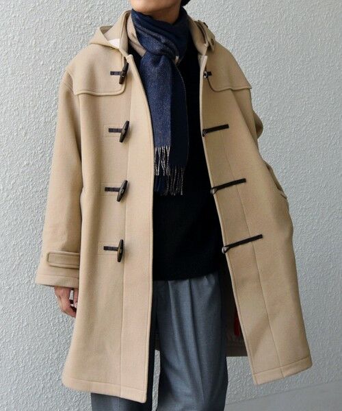 SHIPS / シップス ダッフルコート | PURE WOOL MELTON ダッフル コート 26AW◆（ベージュ系その他）