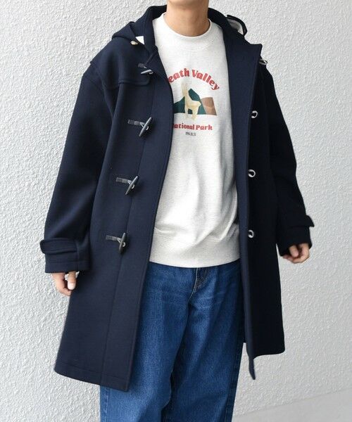 SHIPS / シップス ダッフルコート | PURE WOOL MELTON ダッフル コート 26AW◆（ネイビー系）