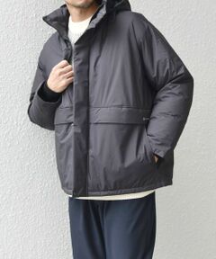 SHIPS / シップス ダウンジャケット・ベスト | SHIPS any: ワッシャー ナイロン ダウン / 中綿 ミックス スピンドル スタンド ブルゾン◇