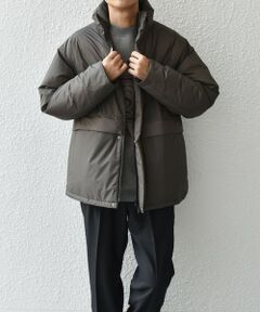 SHIPS / シップス ダウンジャケット・ベスト | SHIPS any: ワッシャー ナイロン ダウン / 中綿 ミックス スピンドル スタンド ブルゾン◇