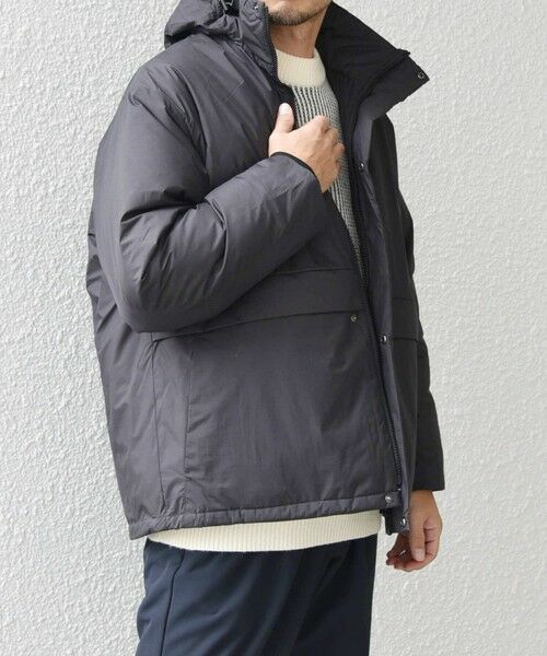 SHIPS / シップス ダウンジャケット・ベスト | SHIPS any: ワッシャー ナイロン ダウン / 中綿 ミックス スピンドル スタンド ブルゾン◇ | 詳細4