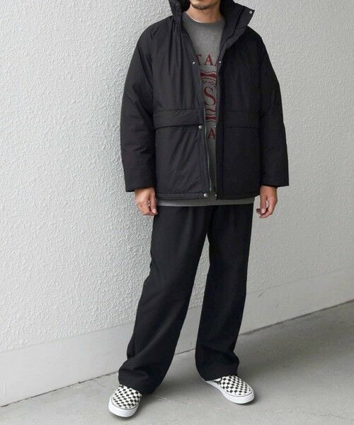 SHIPS / シップス ダウンジャケット・ベスト | SHIPS any: ワッシャー ナイロン ダウン / 中綿 ミックス スピンドル スタンド ブルゾン◇ | 詳細8