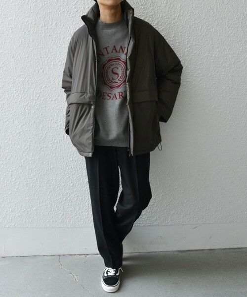 SHIPS / シップス ダウンジャケット・ベスト | SHIPS any: ワッシャー ナイロン ダウン / 中綿 ミックス スピンドル スタンド ブルゾン◇ | 詳細15