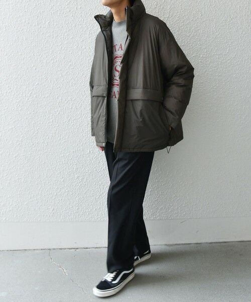 SHIPS / シップス ダウンジャケット・ベスト | SHIPS any: ワッシャー ナイロン ダウン / 中綿 ミックス スピンドル スタンド ブルゾン◇ | 詳細16