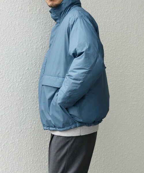 SHIPS / シップス ダウンジャケット・ベスト | SHIPS any: ワッシャー ナイロン ダウン / 中綿 ミックス スピンドル スタンド ブルゾン◇ | 詳細25