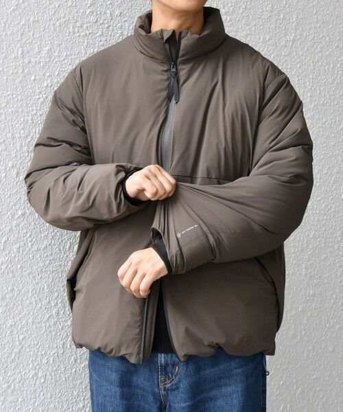 SHIPS / シップス ダウンジャケット・ベスト | SHIPS any:〈撥水/手洗い可能〉スーパーストレッチ スタンドカラー ダウン ブルゾン◇(ブラウン)