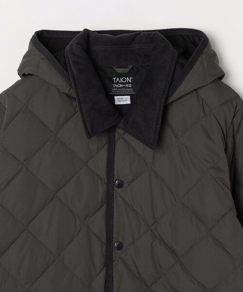 SHIPS / シップス ダウンジャケット・ベスト | 【SHIPS any別注】TAION:〈手洗い可能〉ダイヤキルト ダウン ハーフコート 25AW◇ | 詳細7