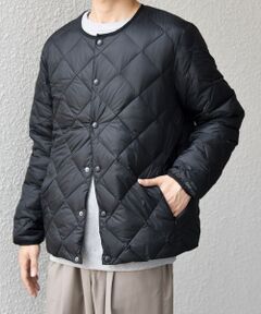 SHIPS / シップス ダウンジャケット・ベスト | 【SHIPS any別注】TAION:〈手洗い可能〉ダイヤキルト インナー ダウン カーディガン◇