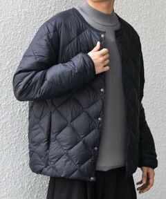 SHIPS / シップス ダウンジャケット・ベスト | 【SHIPS any別注】TAION:〈手洗い可能〉ダイヤキルト インナー ダウン カーディガン◇