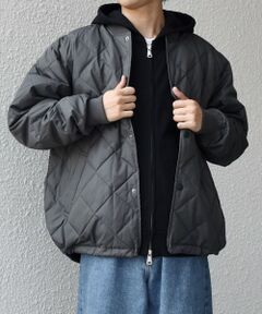 SHIPS / シップス ブルゾン | 【SHIPS any別注】TAION:〈手洗い可能〉ダイヤキルト スピンドル ダウン ブルゾン 25AW◇