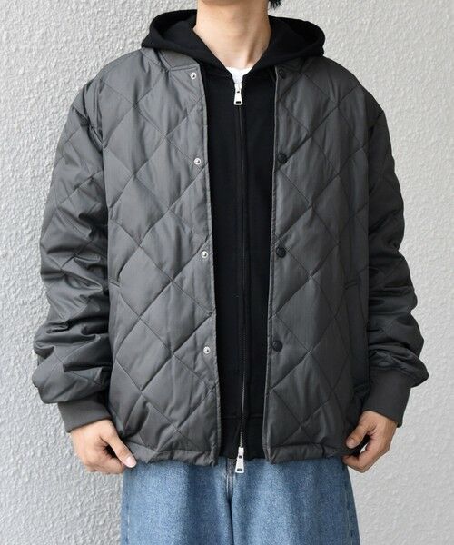 SHIPS / シップス ブルゾン | 【SHIPS any別注】TAION:〈手洗い可能〉ダイヤキルト スピンドル ダウン ブルゾン 25AW◇ | 詳細3