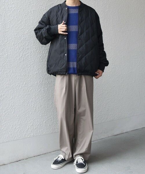 SHIPS / シップス ブルゾン | 【SHIPS any別注】TAION:〈手洗い可能〉ダイヤキルト スピンドル ダウン ブルゾン 25AW◇ | 詳細17