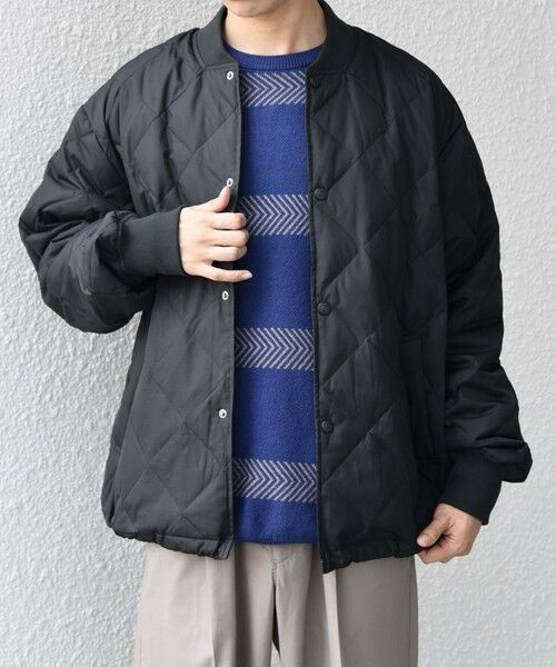 SHIPS / シップス ブルゾン | 【SHIPS any別注】TAION:〈手洗い可能〉ダイヤキルト スピンドル ダウン ブルゾン 25AW◇ | 詳細19