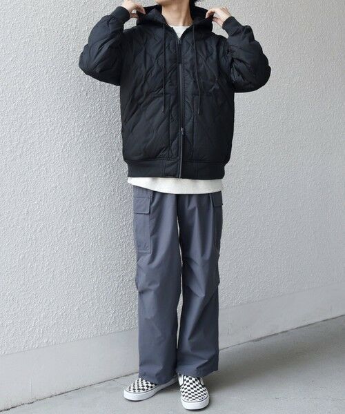 SHIPS / シップス ブルゾン | 【SHIPS any別注】TAION:〈手洗い可能〉ミリタリーキルト ダブルジップ ダウン パーカー◇ | 詳細1