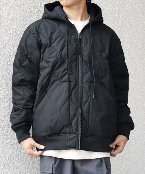 SHIPS / シップス ブルゾン | 【SHIPS any別注】TAION:〈手洗い可能〉ミリタリーキルト ダブルジップ ダウン パーカー◇ | 詳細3