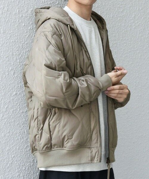 SHIPS / シップス ブルゾン | 【SHIPS any別注】TAION:〈手洗い可能〉ミリタリーキルト ダブルジップ ダウン パーカー◇ | 詳細12