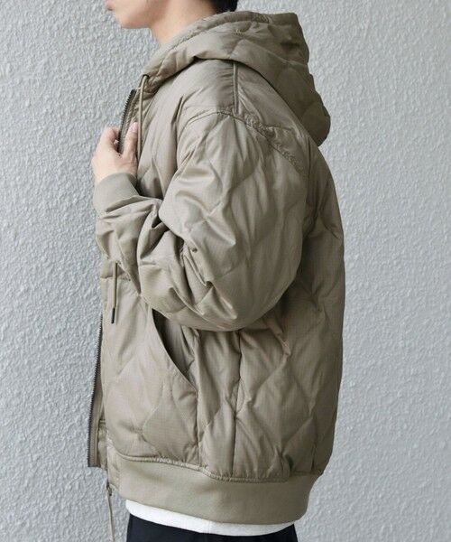 SHIPS / シップス ブルゾン | 【SHIPS any別注】TAION:〈手洗い可能〉ミリタリーキルト ダブルジップ ダウン パーカー◇ | 詳細11