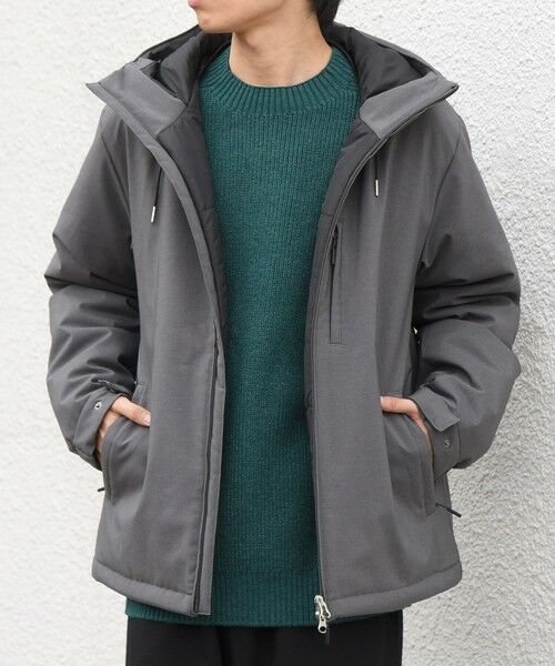 SHIPS / シップス その他アウター | 【WEB限定】〈手洗い可能/撥水〉ウールライク ユーティリティー 中綿 マウンテンパーカー◆ | 詳細3